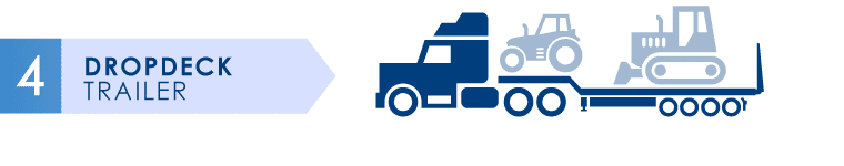 Dropdeck Trailer Car Shipping