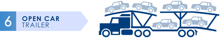 Open Car Trailer Car Shipping