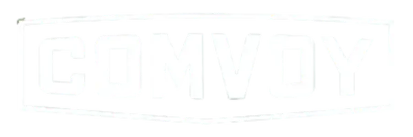 Comvoy White Logo